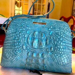 Turquoise Brahmin bag